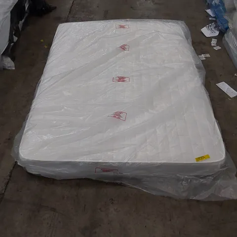 BAGGED DEEP QUILTED HYBRID OPEN COIL DOUBLE 4'6" MATTRESS