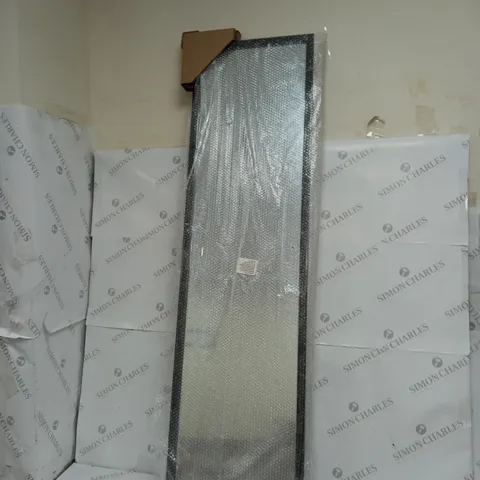 TALL RECTANGULAR MIRROR IN BLACK - COLLECTION ONLY