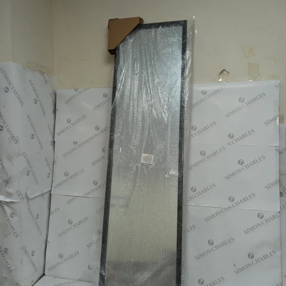 TALL RECTANGULAR MIRROR IN BLACK - COLLECTION ONLY