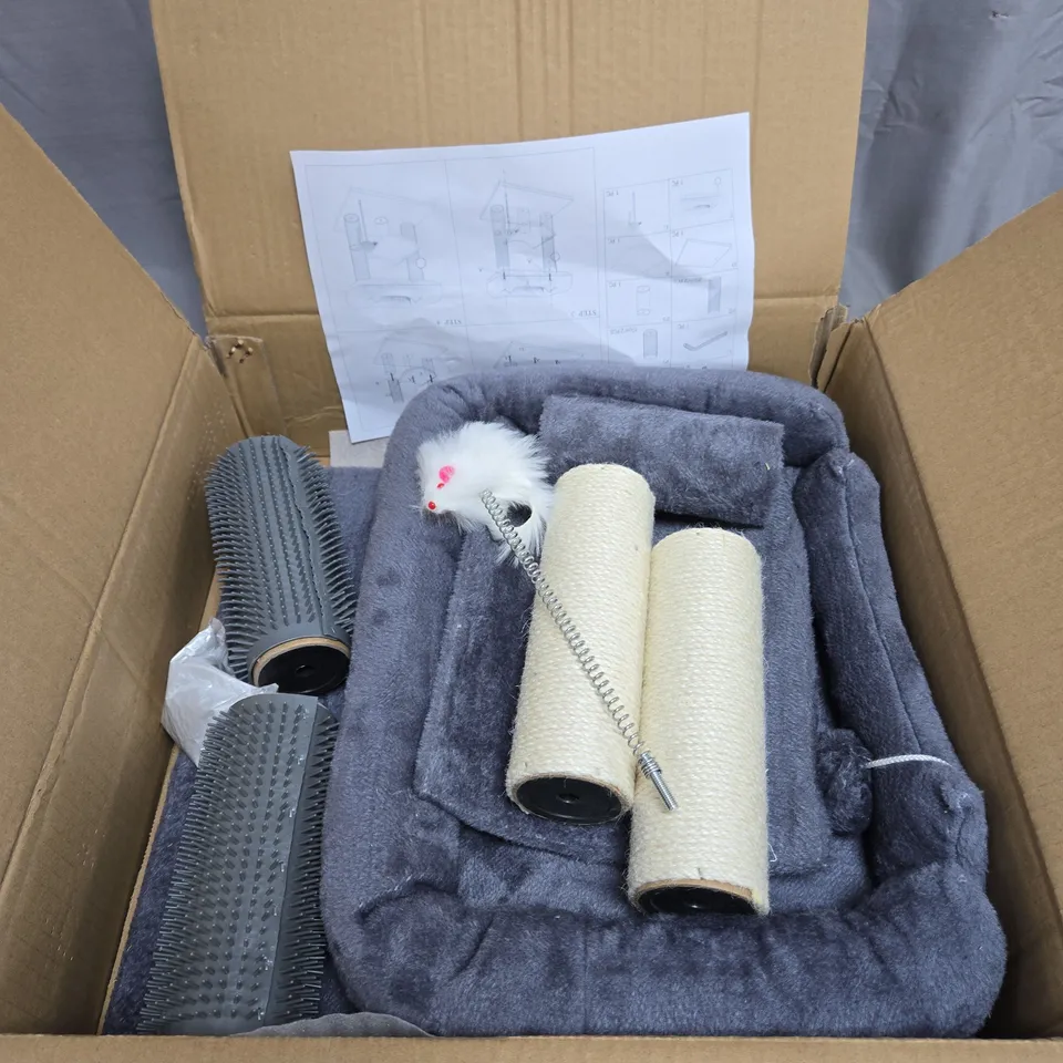 SMALL CAT TREE BOXED WITH INSTRUCTIONS