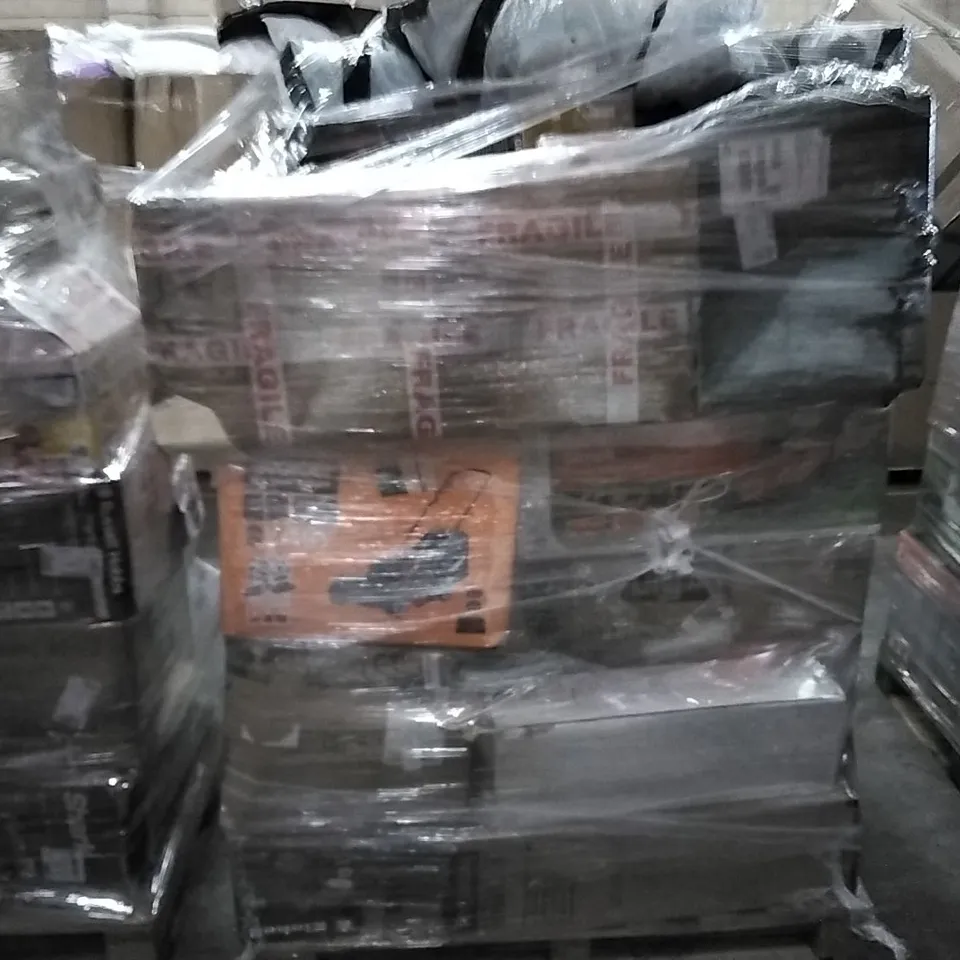 PALLET OF APPROXIMATELY 19 UNPROCESSED RAW RETURN HOUSEHOLD AND ELECTRICAL GOODS TO INCLUDE;