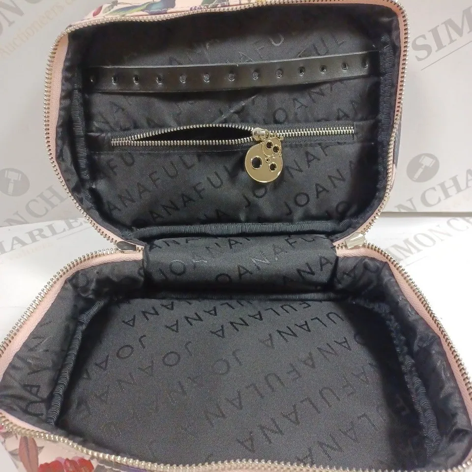 BOX OF APPROX 30 JOANA FULANA TROPIC FLORAL PREMIUM COLLECTION PINK STORAGE BAGS