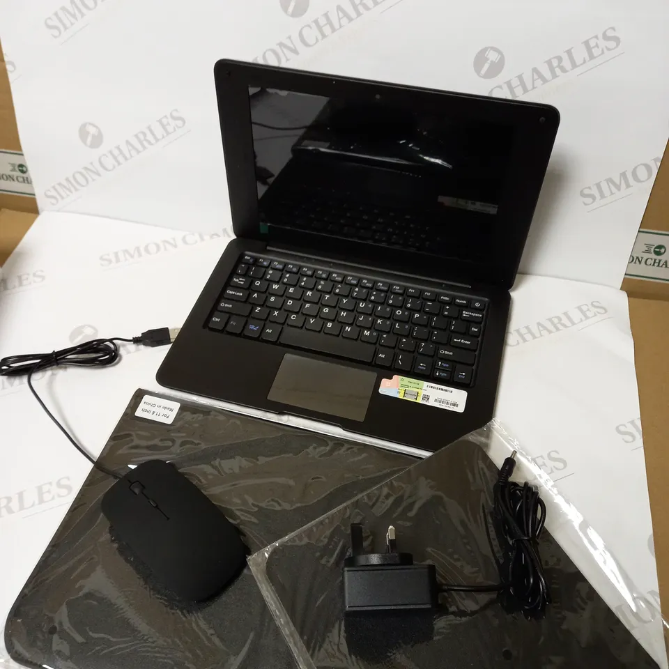 UNBRANDED 10" LAPTOP WITH CASE, MOUSE AND MOUSE MAT BLACK