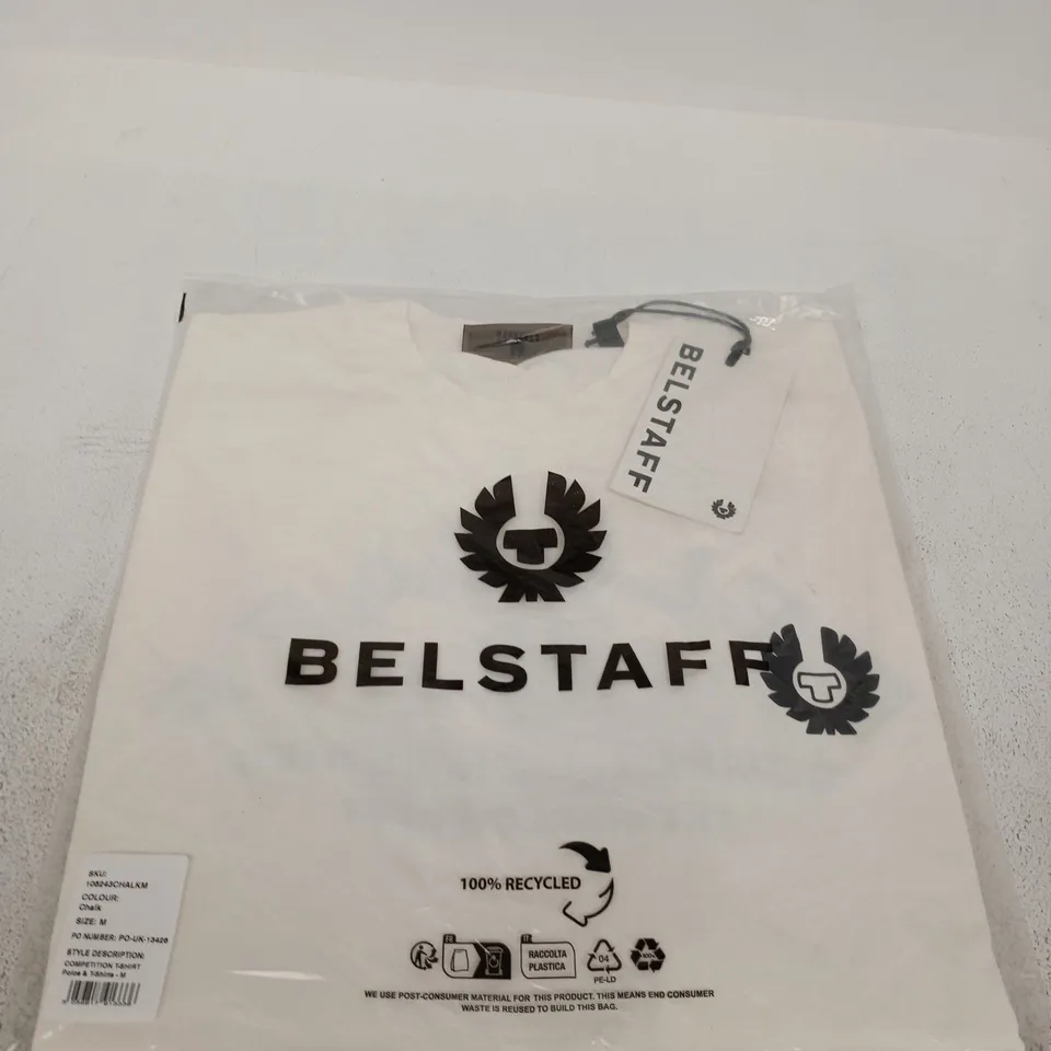 BELSTAFF COMPETITION T-SHIRT – CHALK – UK M (MEN)