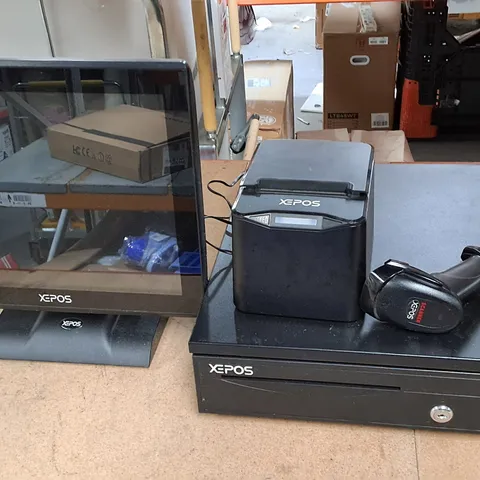 UNBOXED XEPOS POS SYSTEM WITH TRAY, PRINTER AND SCANNER