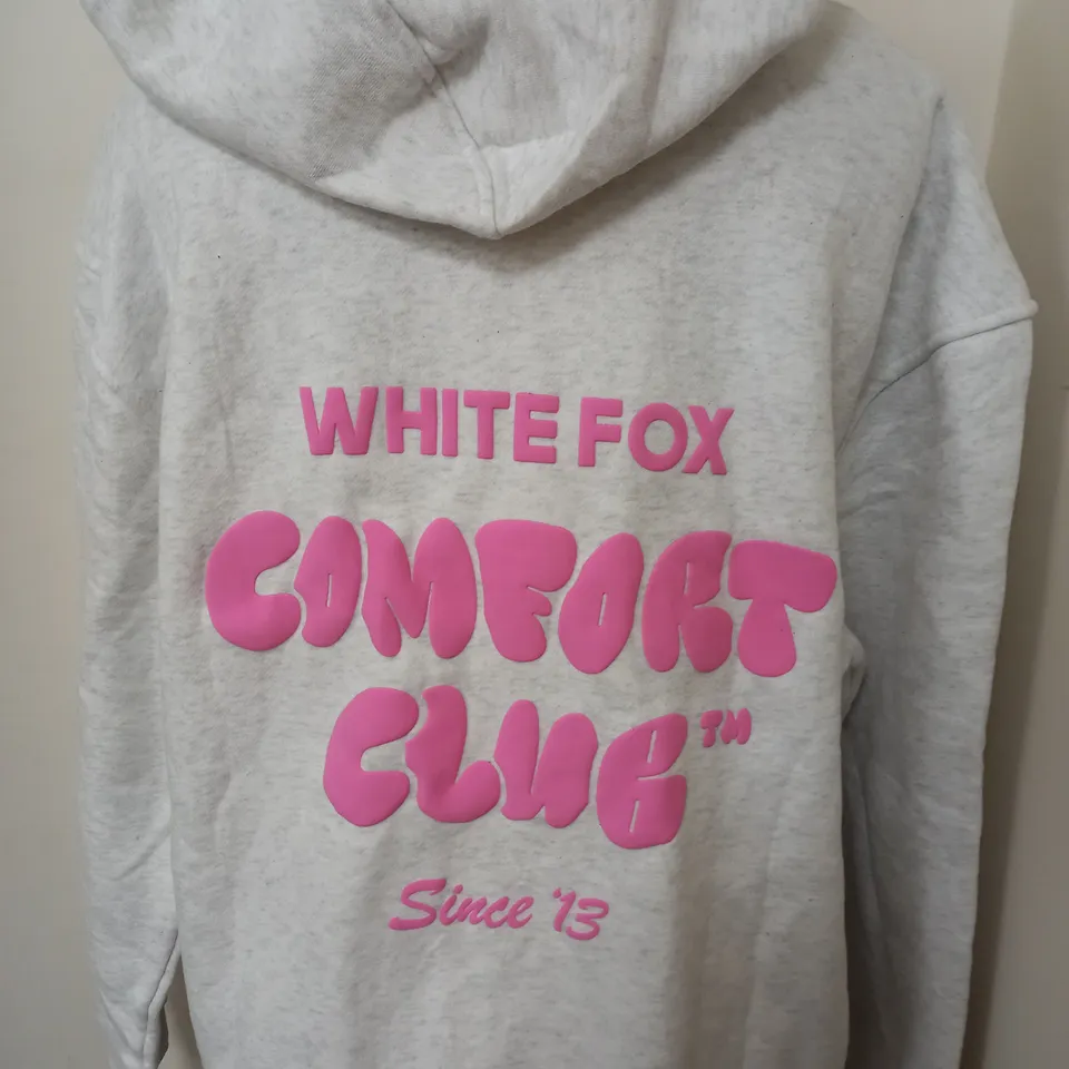 WHITE FOX COMFORT CLUE CASUAL HOODIE SIZE XXS-XS