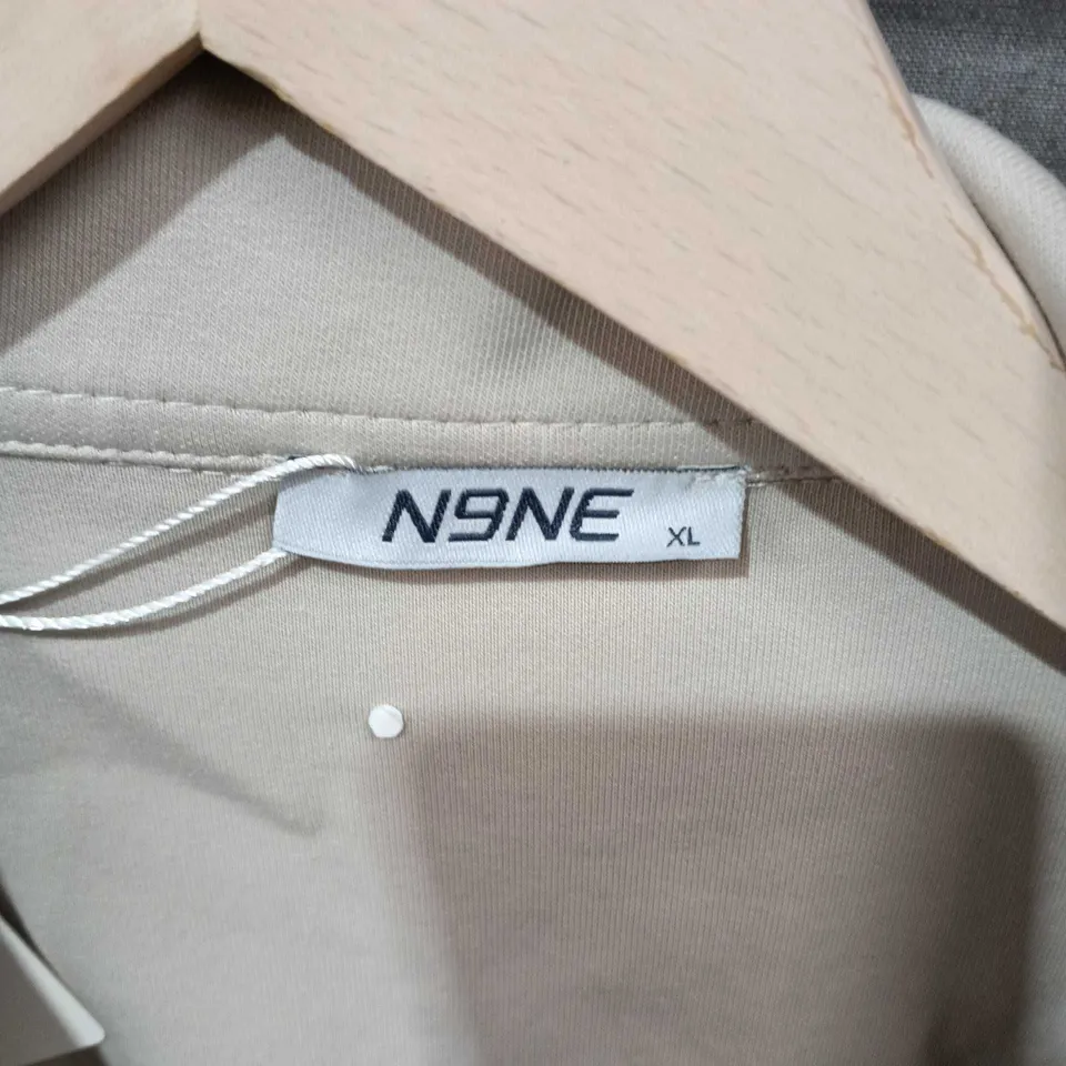 N9NE BEIGE SHORT-SLEEVE SHIRT – XL