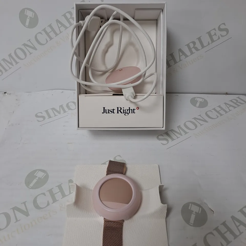 BOXED EMBR LABS WAVE 2 COOLING & WARMING WRISTBAND IN ROSE GOLD