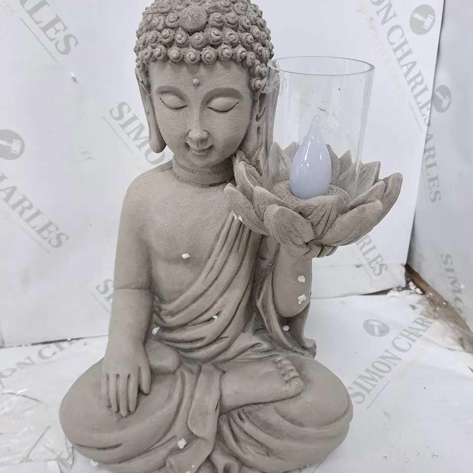 GARDEN REFLECTIONS BUDDHA SOLAR LIGHT