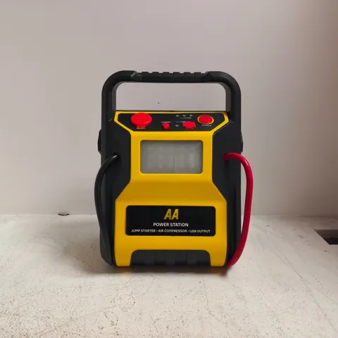BOXED AA POWER STATION – PORTABLE JUMP STARTER & AIR COMPRESSOR