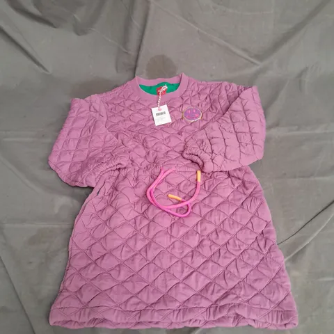 OILILY DIA PADDED SWEAT DRESS IN PURPLE SIZE 122/7YRS