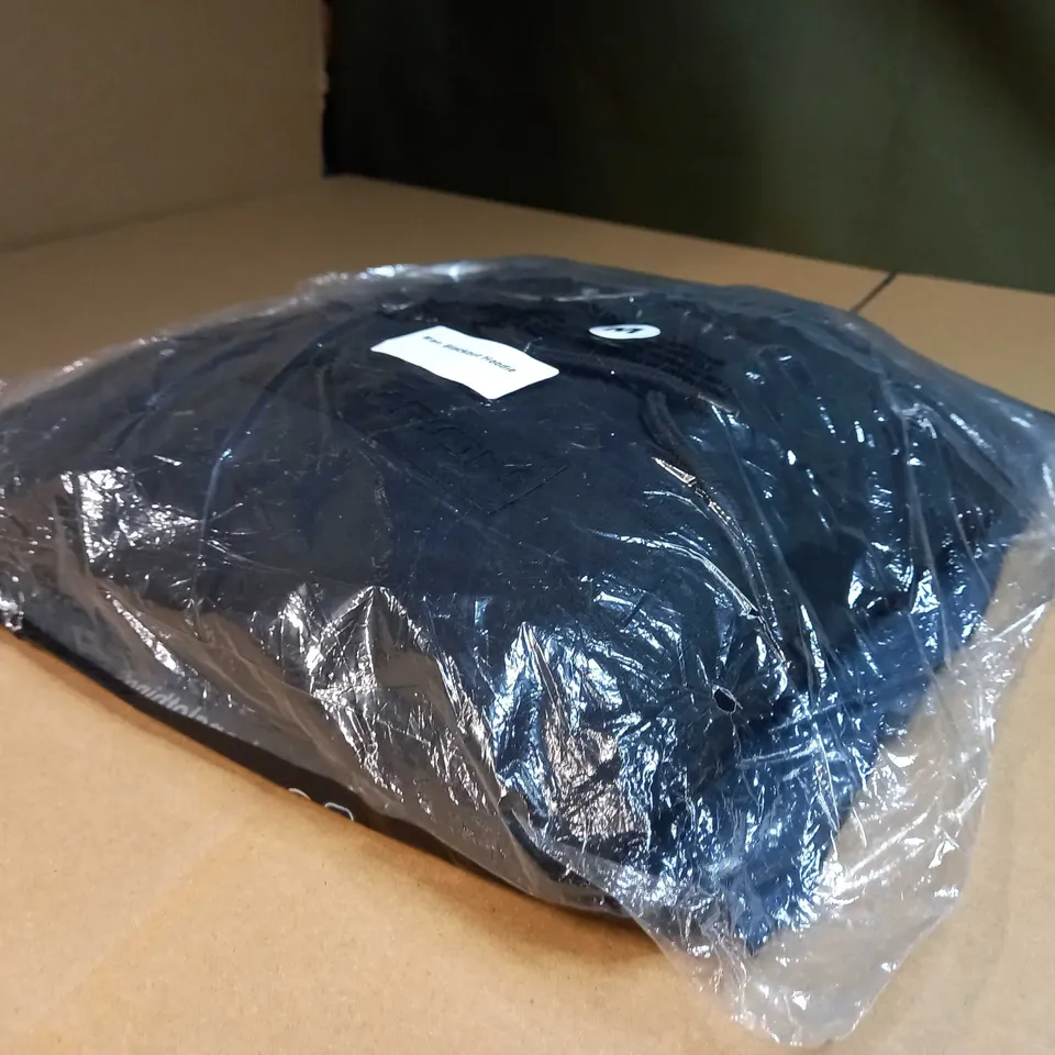 PACKAGED RAWIRON BLACK/LOGO BLACKOUT HOODIE - MEDIUM