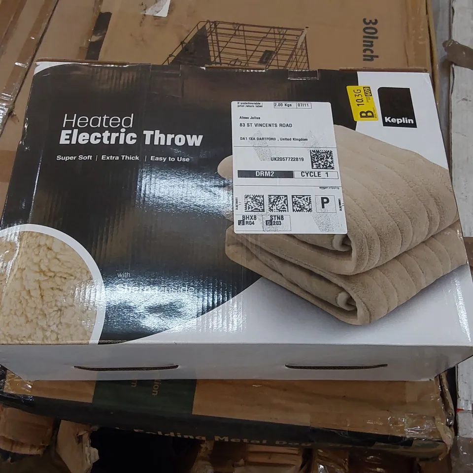 BOXED KEPLIN ELECTRIC HEATED THROW