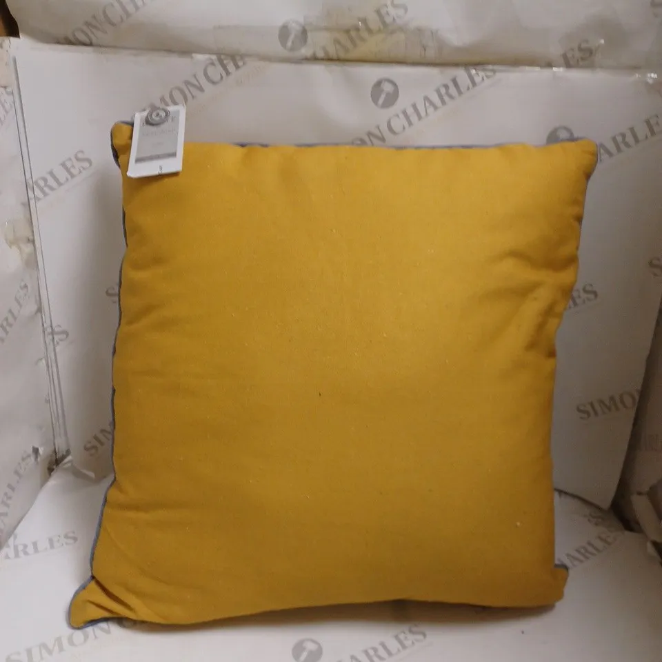 HOME BY SLEEPDOWN YELLOW SINGLE CUSHION 