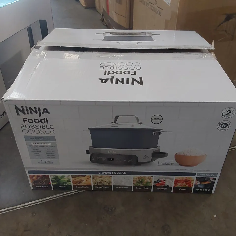 BOXED NINJA FOODI COMPACT RICE & SLOW COOKER 