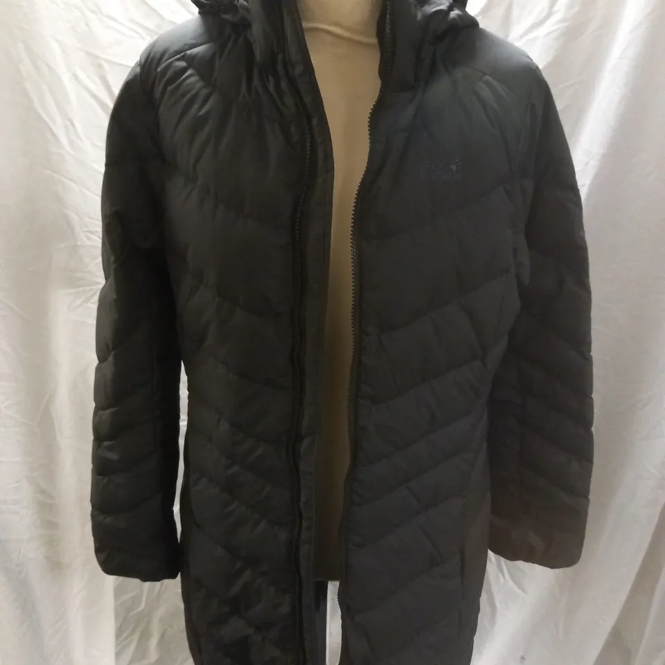 JACK WOLFSKIN SELENIUM COAT, BLACK - SIZE M