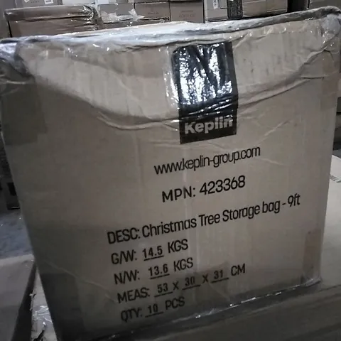 BOXED CHRISTMAS TREE STORAGE BAGS 9FT APPROXIMATELY 10
