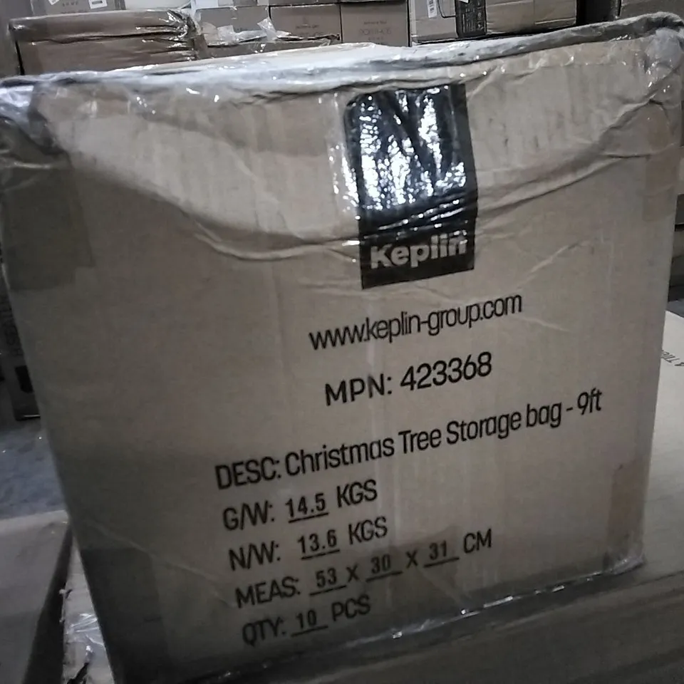 BOXED CHRISTMAS TREE STORAGE BAGS 9FT APPROXIMATELY 10