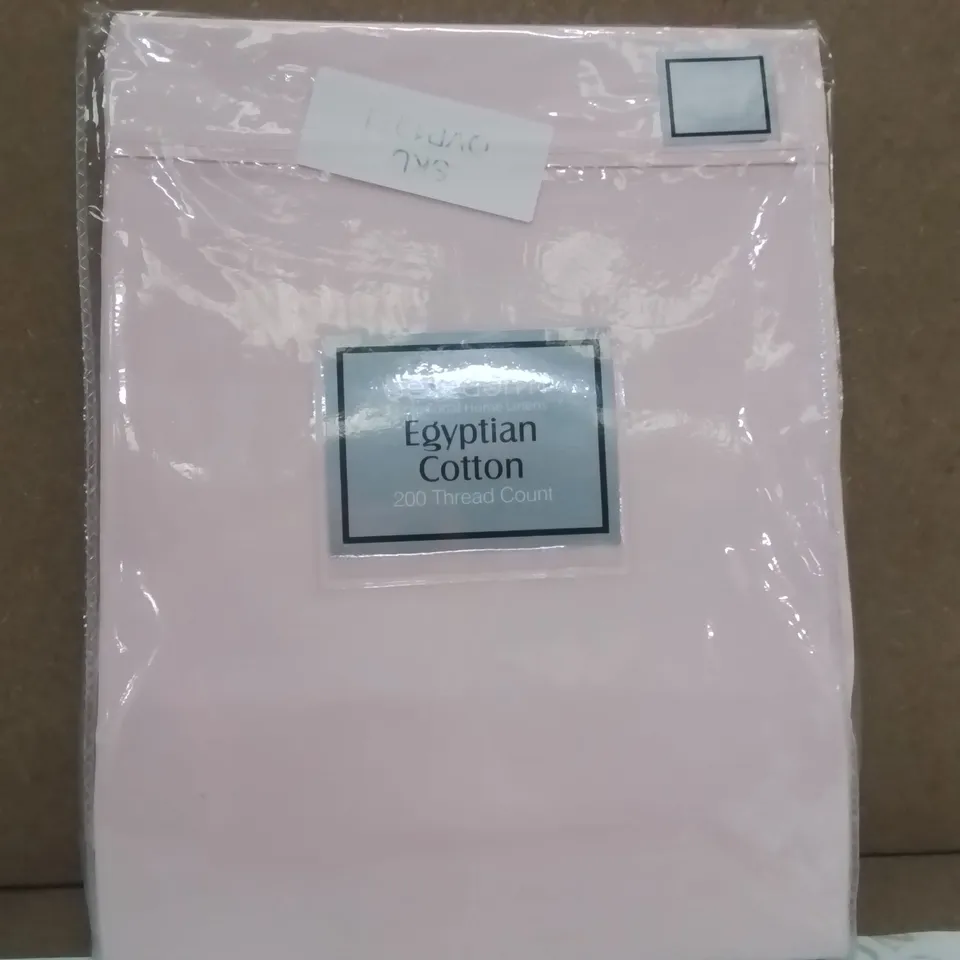 BRAND NEW BELLEDORM EGYPTIAN COTTON DOUBLE FLAT SHEET  -PINK-