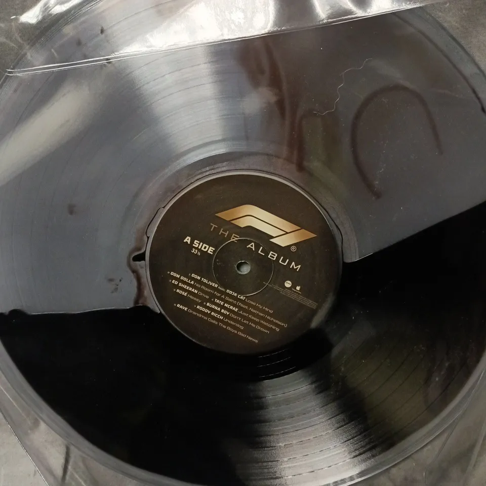 F1 THE ALBUM - VARIOUS ARTISTS VINYL LP (UNBOXED)