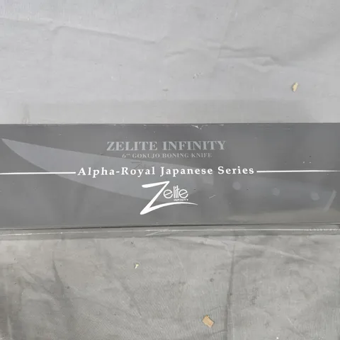 ZELITE INFINITY ALPHA-ROYAL JAPANESE SERIES 6IN GOKUJO BONING KNIFE – BOXED