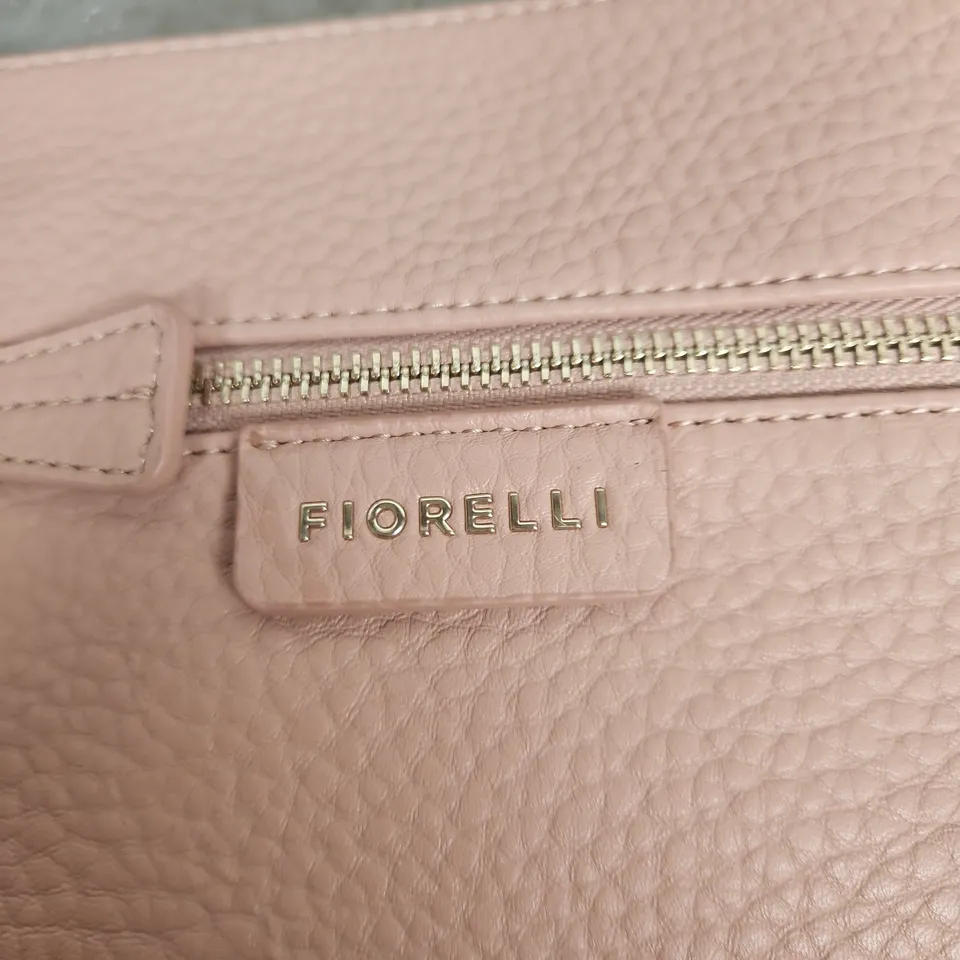 FIORELLI PINK PEBBLED LEATHER SHOULDER/CROSSBODY BAG