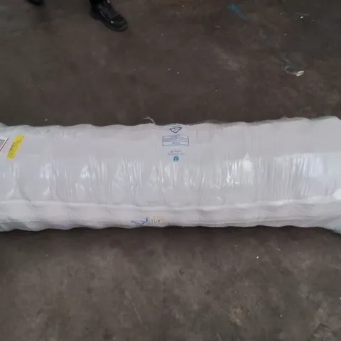 QUALITY BAGGED AND ROLLED SERENITY COMFORT COIL SPRING AND ECO-FOAM HYBRID 135CM DOUBLE MATTRESS 
