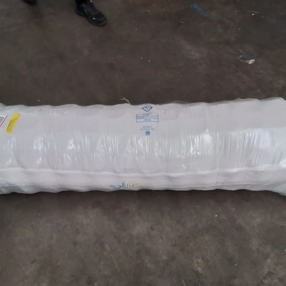 QUALITY BAGGED AND ROLLED SERENITY COMFORT COIL SPRING AND ECO-FOAM HYBRID 135CM DOUBLE MATTRESS 
