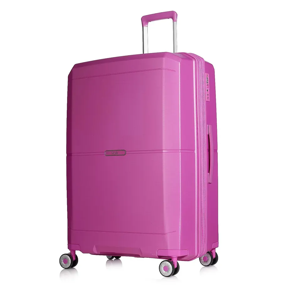 ROCK LUGGAGE SOHO 3 PIECE SUITCASE SET - PINK 