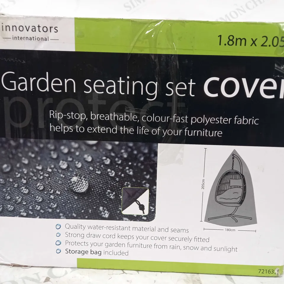 INNOVATORS WATER RESISTANT SINGLE COCOON FURNITURE COVER