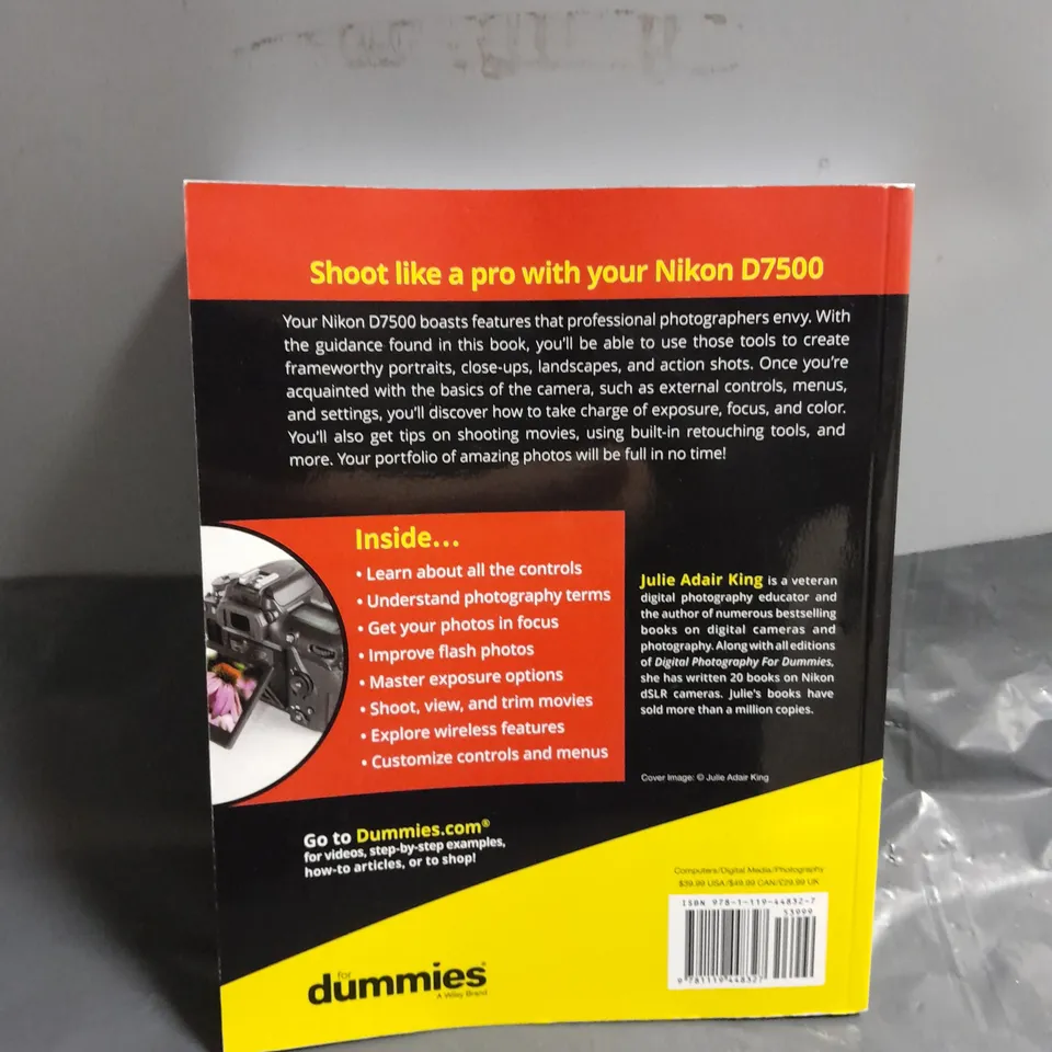 NIKON D7500 FOR DUMMIES (FOR DUMMIES (COMPUTER/TECH))