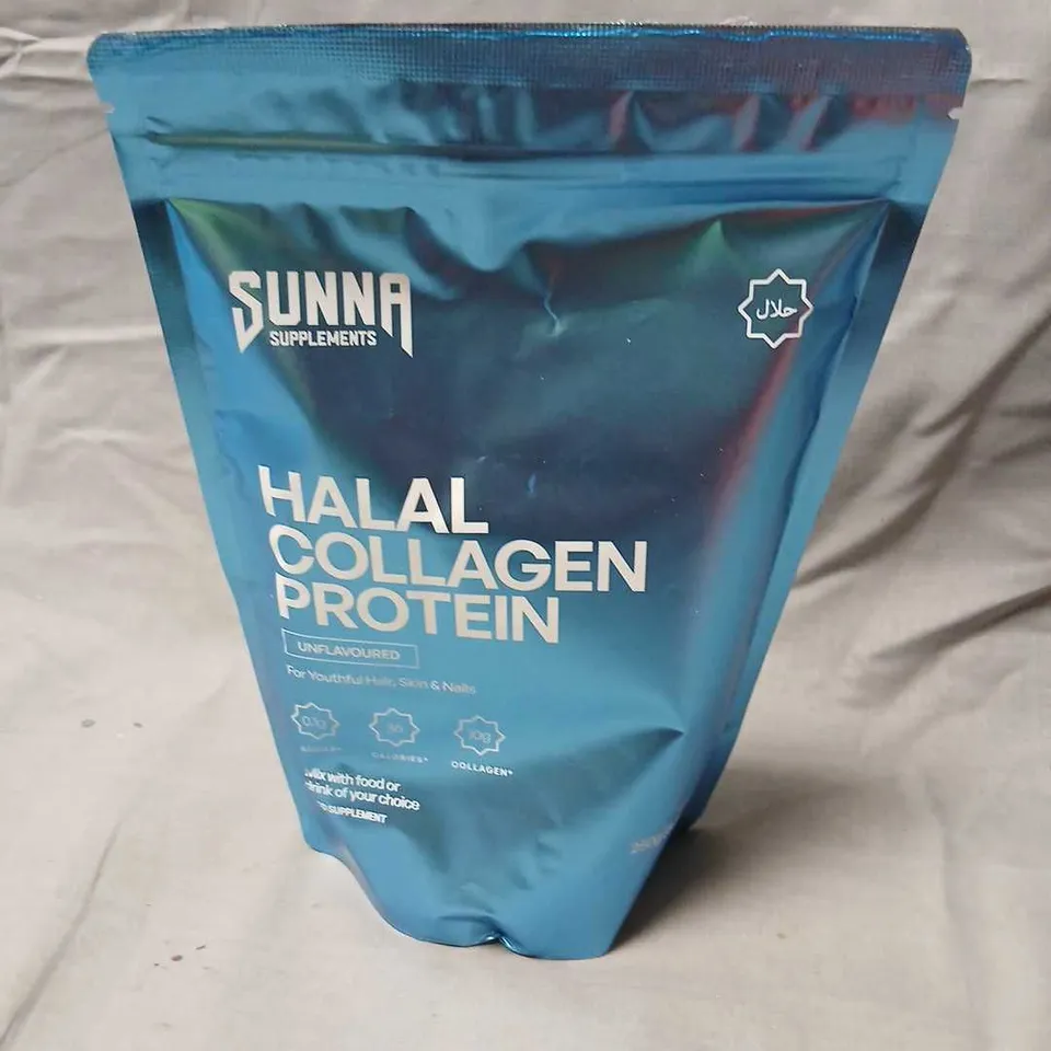 SUNNA SUPPLEMENTS HALAL COLLAGEN PROTEIN – UNFLAVOURED (POWDER)