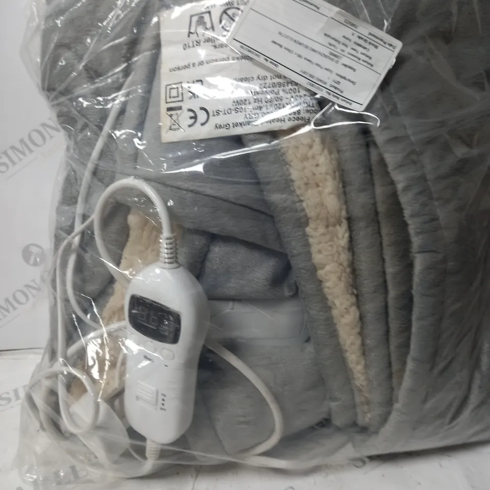 BOXED SUPER POLAR FLEECE 160 X 120CM ELECTRIC BLANKET