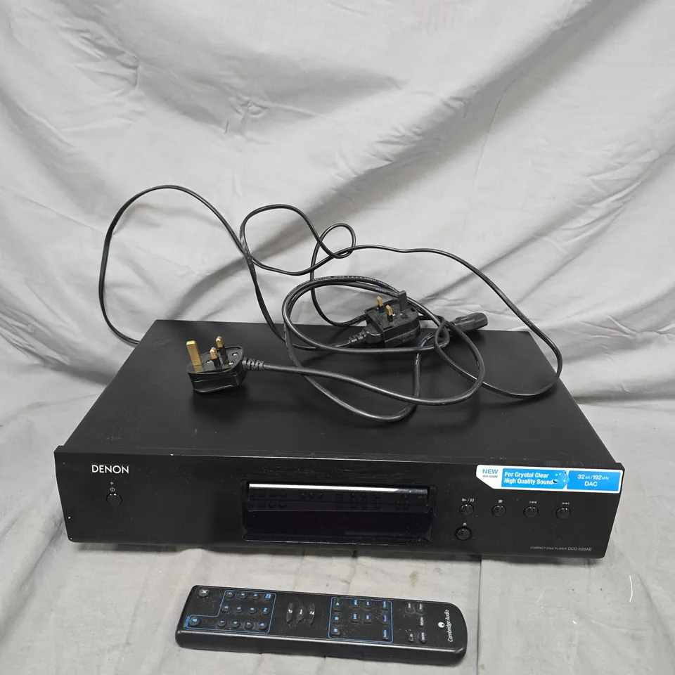 DENON DCD-720AE / DCD-520AE COMPACT DISC PLAYER WITH REMOTE