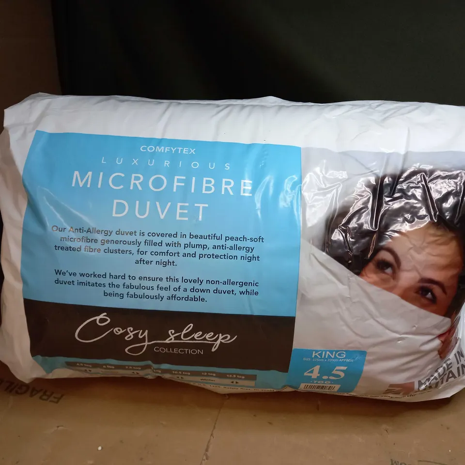 COMFYTEX LUXURIOUS MICROFIBRE DUVET - KING 