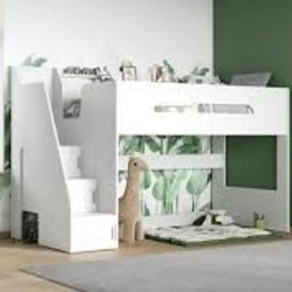 BOXED FLAIR STEPASIDE JUNIOR HIGH SLEEPER - SNOW WHITE (4 BOXES)