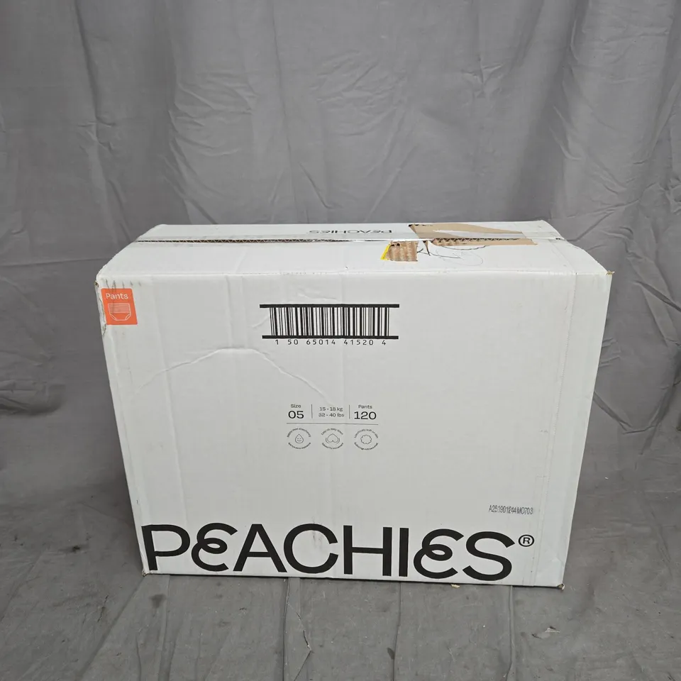 BOX OF 6 x PEACHIES BABY PULL-UP PANTS SIZE 05 – 20 PANTS PER PACK 