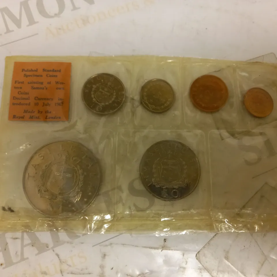 WESTERN SAMOA FIRST COINAGE COLLECTION