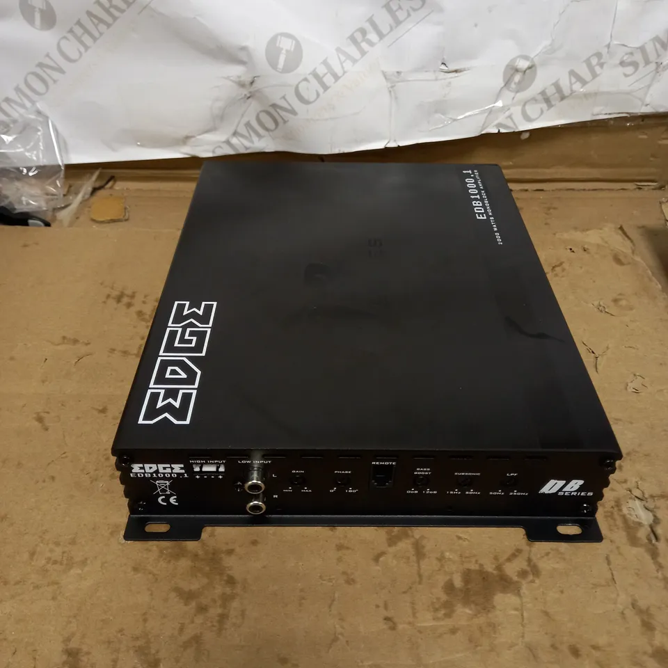 EDGE AUDIO EDB1000.1-E9 2000 WATTS MAX MONOBLOCK AMPLIFIER