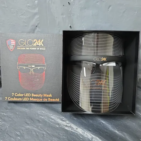 BOXED GLO24K 7 COLOUR LED BEAUTY MASK