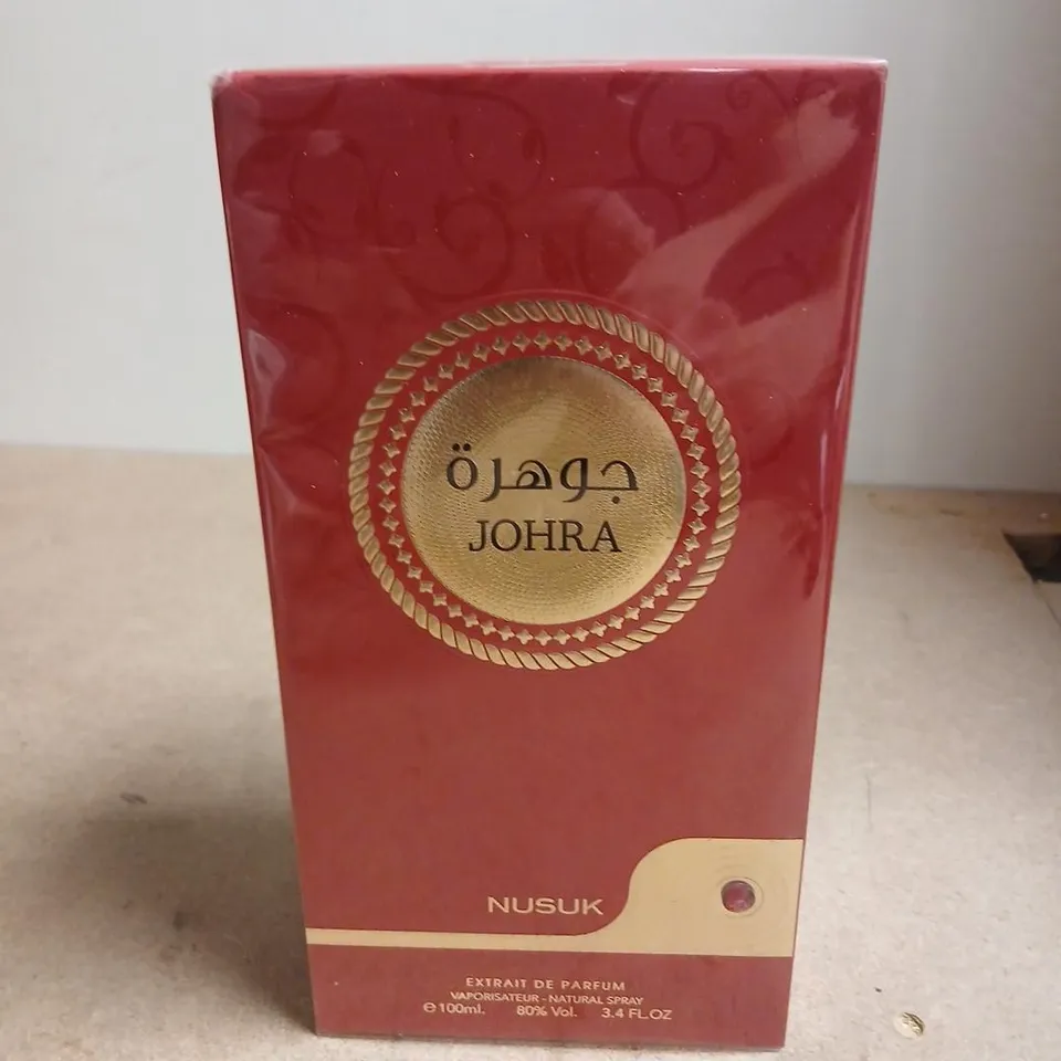 BOXED AND SEALED JOHRA NUSUK EXTRAIT DE PARFUM 100ML