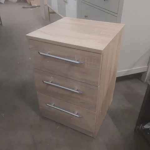 DESIGNER HOLBORN 3 DRAWER BEDSIDE