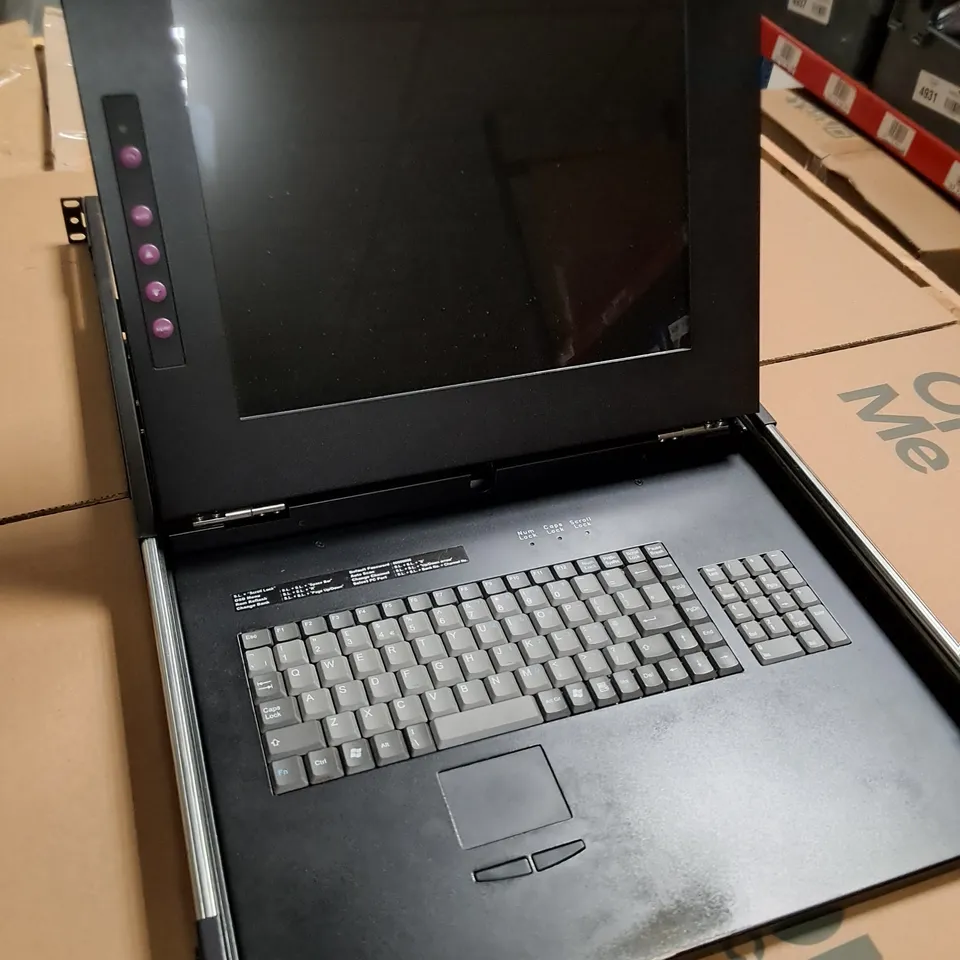 UNBOXED 1U RACK MOUNT CONSOLE - KST-115XX