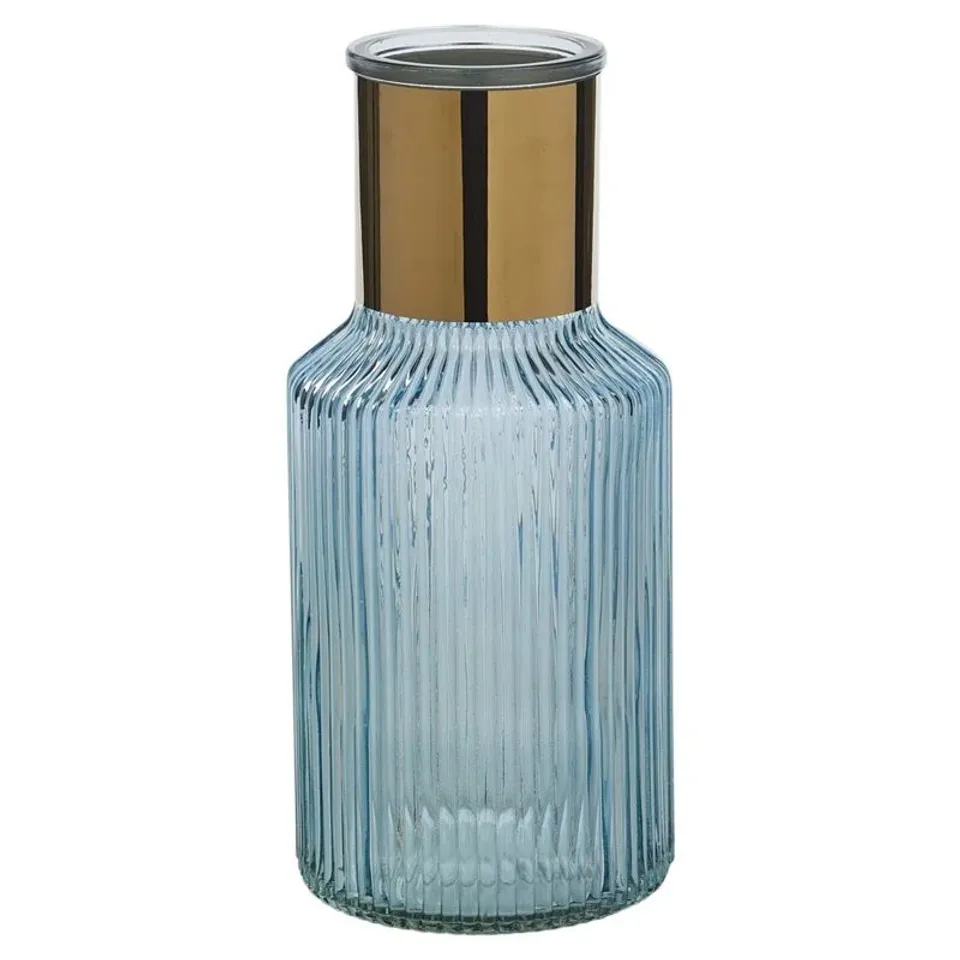 BOXED AGOSTO 20CM GLASS TABLE VASE