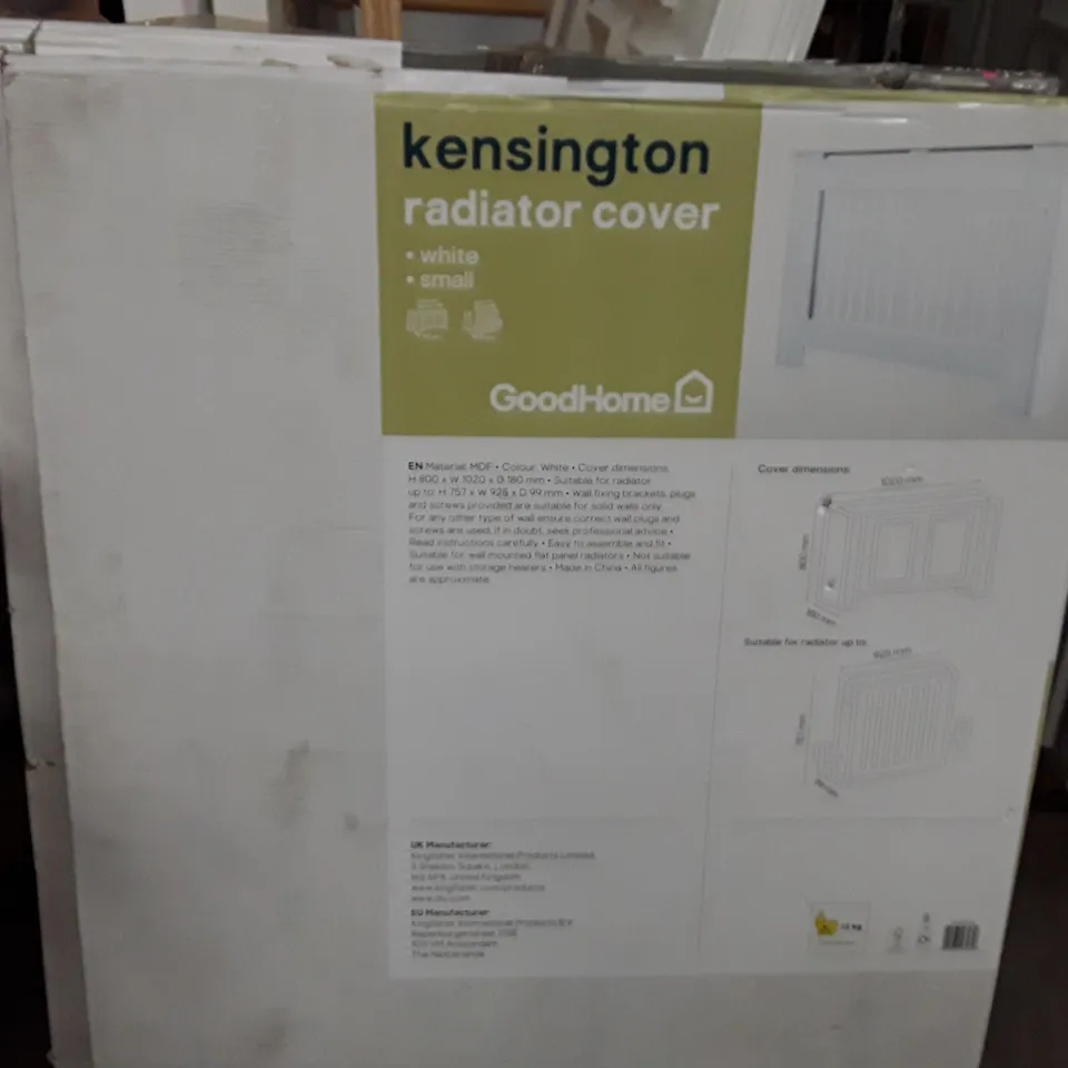 WHITE KENSINGTON RADIATOR COVER SMALL