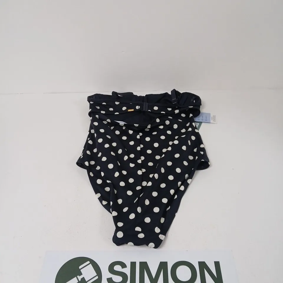 PANACHE ANYA RIVA SPOT BALCONNET SWIMSUIT – NAVY WITH WHITE DOTS, UK 36D