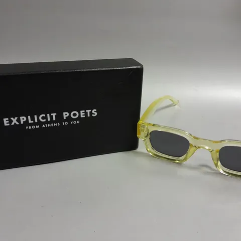 BOXED EXPLICIT POETS ORIGINAL JIMMY SUNGLASSES