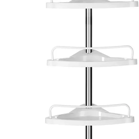 BOXED SONGMICS ADJUSTABLE BATHROOM CORNER SHELF, TELESCOPIC SHOWER CADDY