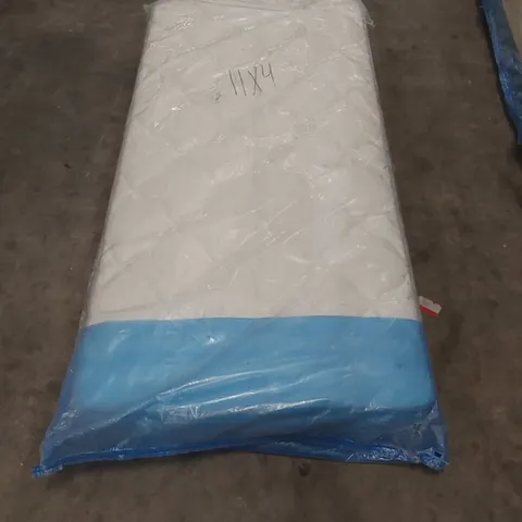 BAGGED DESIGNER SINGLE 90cm AIRSPRUNG LUXURY QUILTED MEDIUM MATTRESS