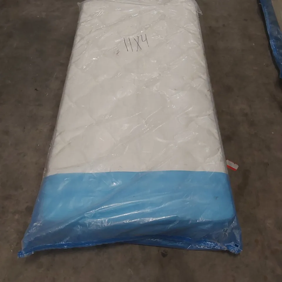 BAGGED DESIGNER SINGLE 90cm AIRSPRUNG LUXURY QUILTED MEDIUM MATTRESS RRP £251.1